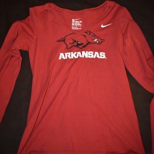 Nike Ladies University of Arkansas long sleeve